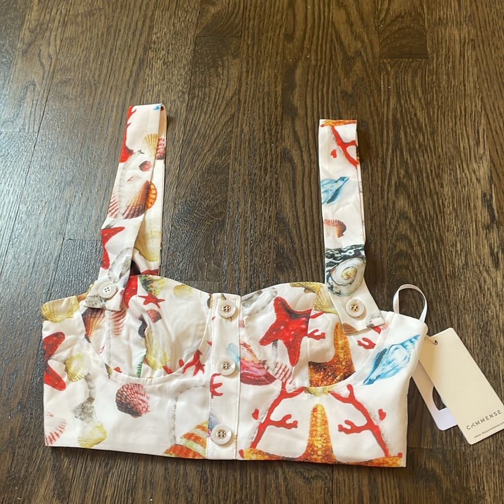 Commense Shell Printed Set NWT Size Small - Picture 2 of 3